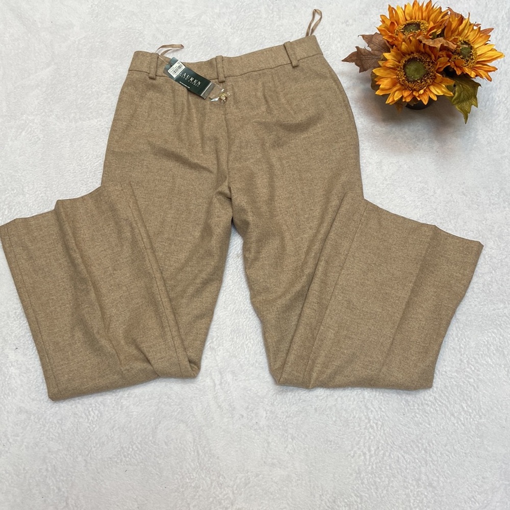 NWT LAUREN RALPH LAUREN Size 10 100% Fine Merino Wool Lined Pants - Picture 13 of 14